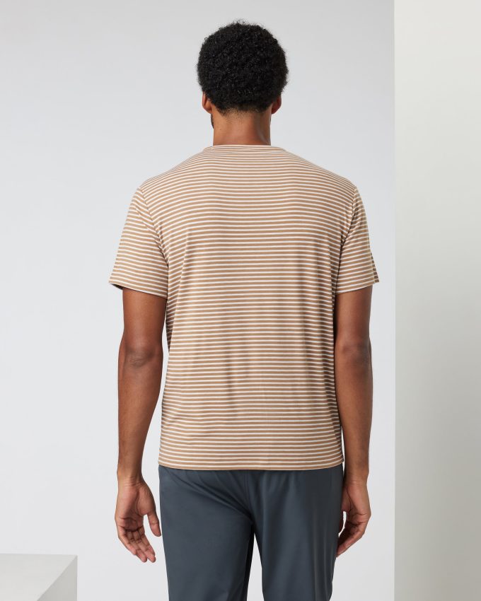 Short Sleeve Current Stripe Tee