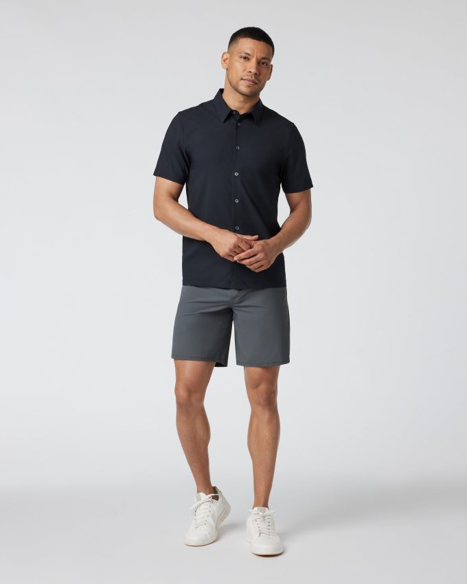 Short Sleeve Manhattan Button Down