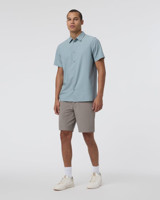 Short Sleeve Manhattan Button Down