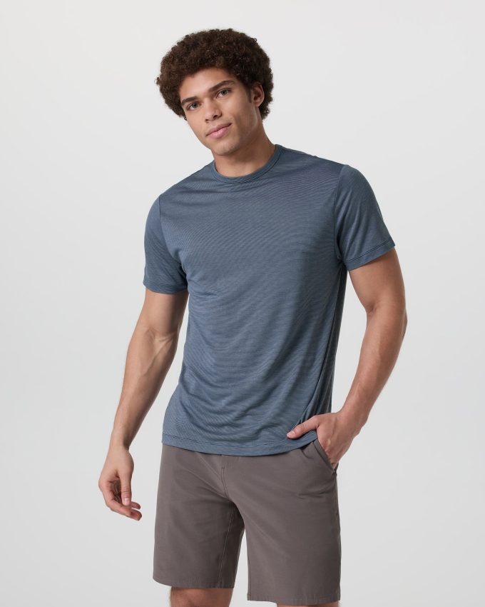 Short Sleeve Marina Stripe Tee
