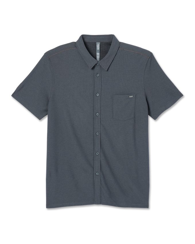 Short Sleeve Ace Button Down