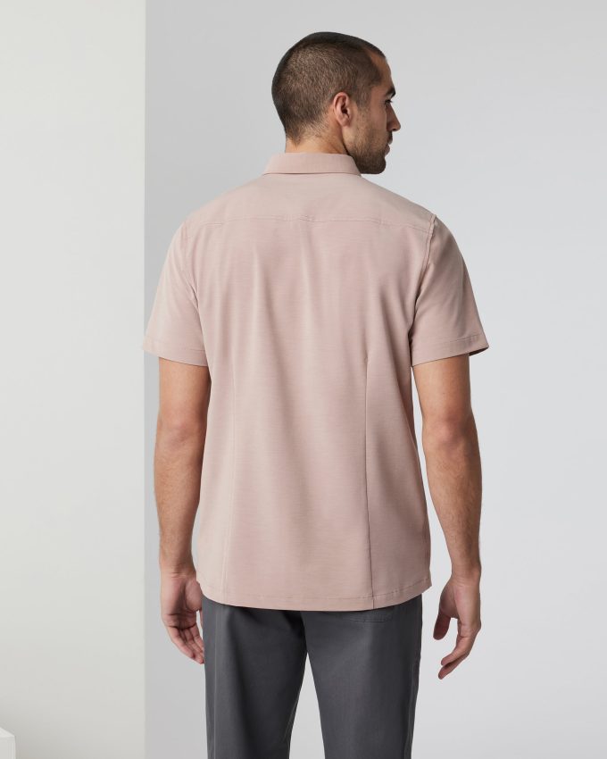 Short-Sleeve Bridge Button Down
