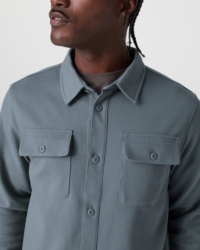 Waffle Shirt Jacket