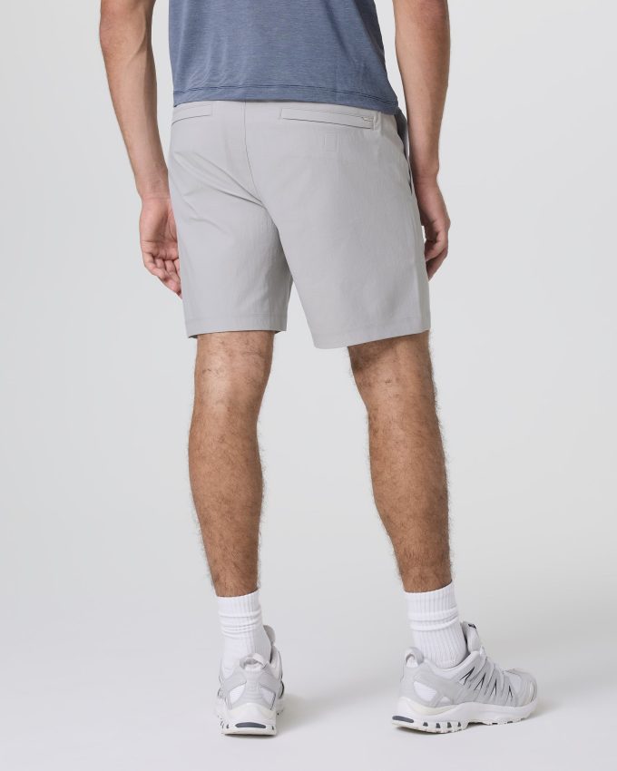 Cascade Crinkle Elastic Waist Short 8"