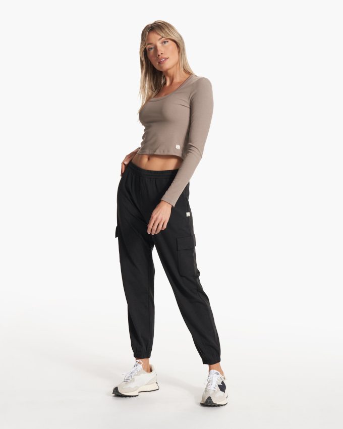 Long Sleeve Pose Scoop Tee