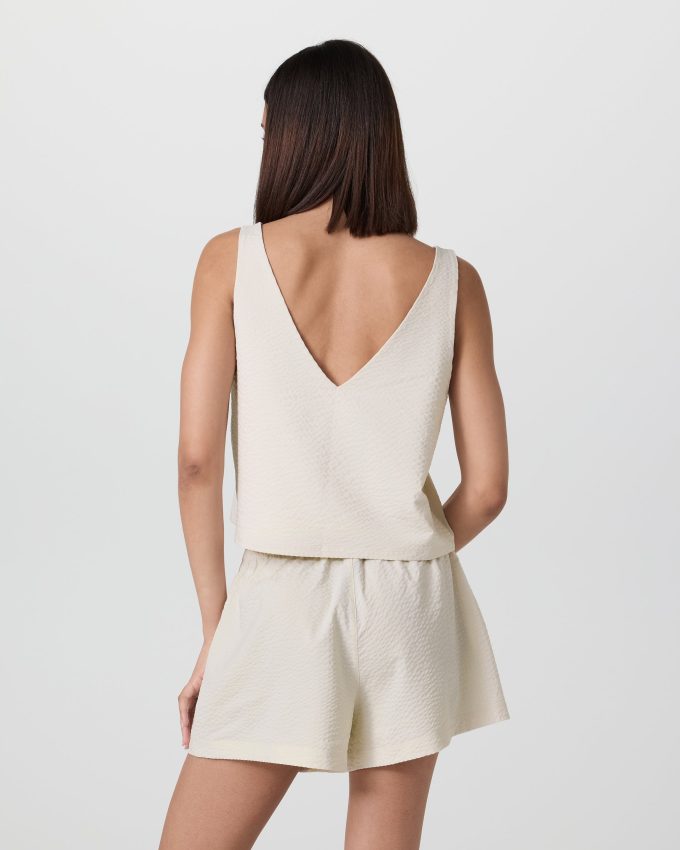 Villa Textured Crop Tank