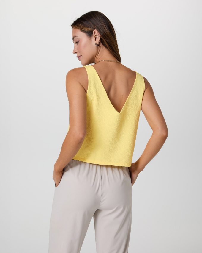 Villa Textured Crop Tank