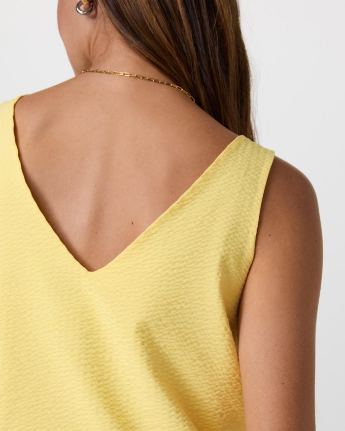 Villa Textured Crop Tank